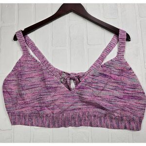 Wild Fable Purple Crochet Crop Top 3X